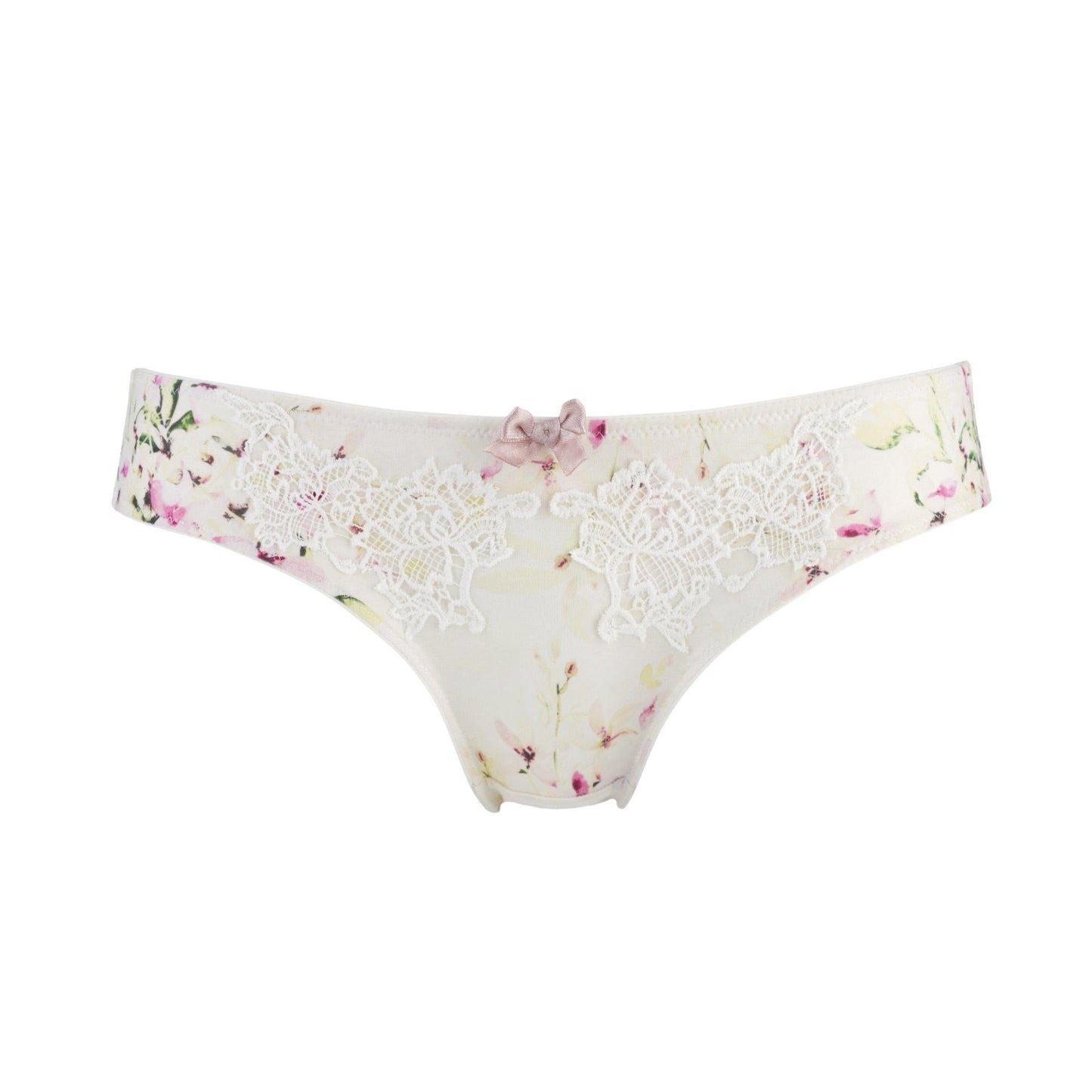 Sunbleached Floral - Silk & Organic Cotton Brief