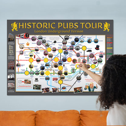 Historic London Pub Map Football Stadium Maps ScentiMelti Wax Melts