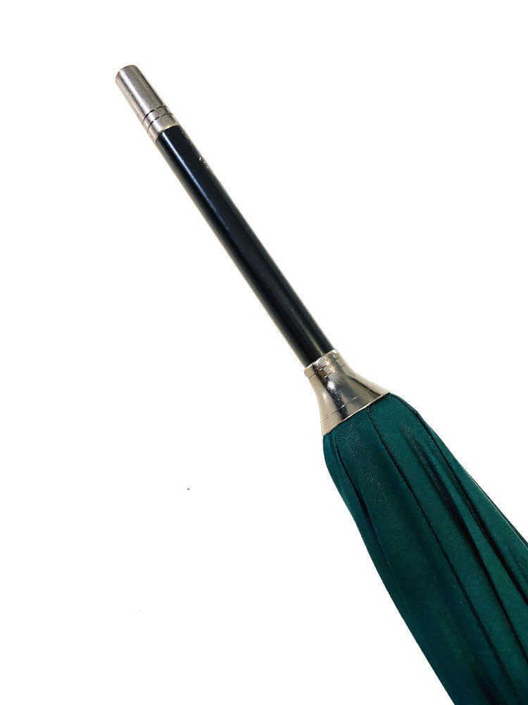 The Cotton® Polished Maple Handle Umbrella- Racing Green - ScentiMelti Home Fragrance, Beauty & Gifts UK