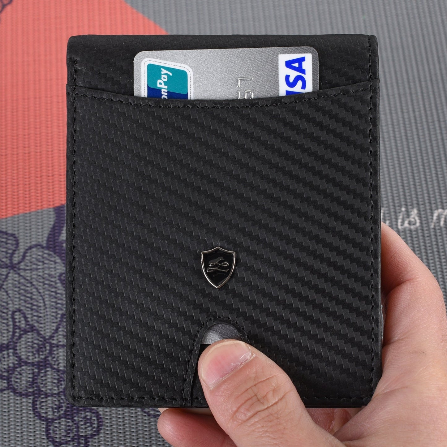 Bifold RFID Card Wallet Carbon Fibre - ScentiMelti Home Fragrance, Beauty & Gifts UK