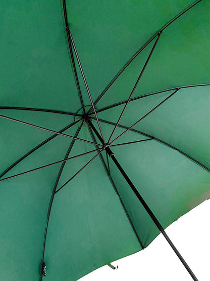 The Cotton® Polished Maple Handle Umbrella- Racing Green - ScentiMelti Home Fragrance, Beauty & Gifts UK