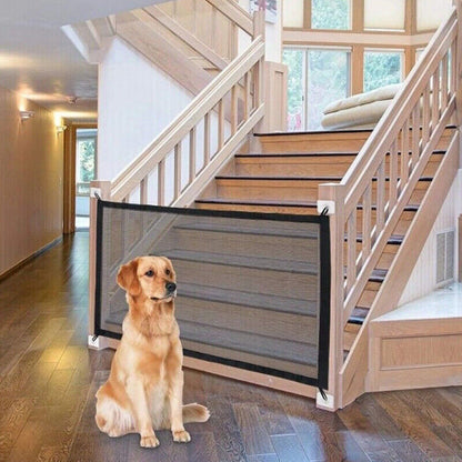 Pet Isolation Mesh No Drilling Safety Fences Net Portable Dog Cat Stair Door - ScentiMelti Home Fragrance, Beauty & Gifts UK