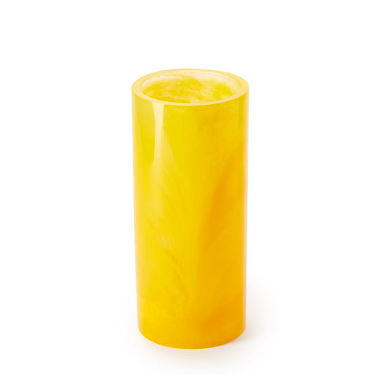 Pamana Cylinder Vase Yellow 30cm - ScentiMelti Home Fragrance, Beauty & Gifts UK