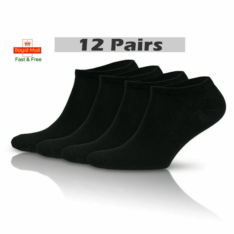 12 Pair Men Women Trainer Liner Ankle Socks Invisible Cotton Low Cut Sport Socks ScentiMelti Uk ScentiMelti Wax Melts