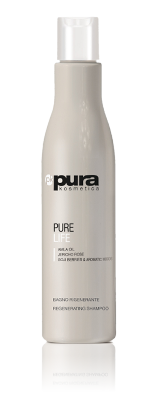 Pura Kosmetica Pure Life Regenerating Shampoo for All Hair Types, 250ml - ScentiMelti Home Fragrance, Beauty & Gifts UK