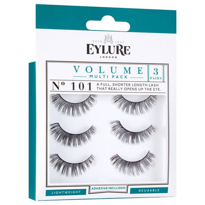 Eylure Volume Lashes 101 Multi Pack - 3 pairs - ScentiMelti Home Fragrance, Beauty & Gifts UK