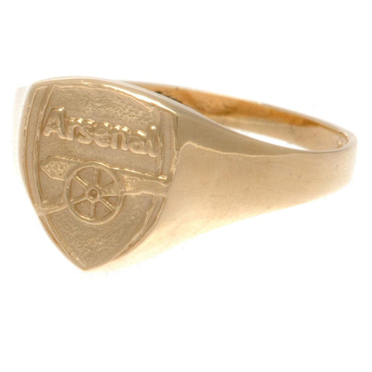 Arsenal FC 9ct Gold Crest Ring Medium Sweetlea Gifts Ltd ScentiMelti Wax Melts