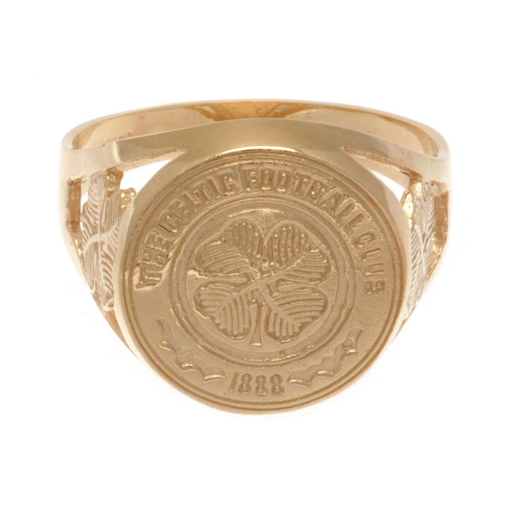 Celtic FC 9ct Gold Crest Ring Small Sweetlea Gifts Ltd ScentiMelti Wax Melts