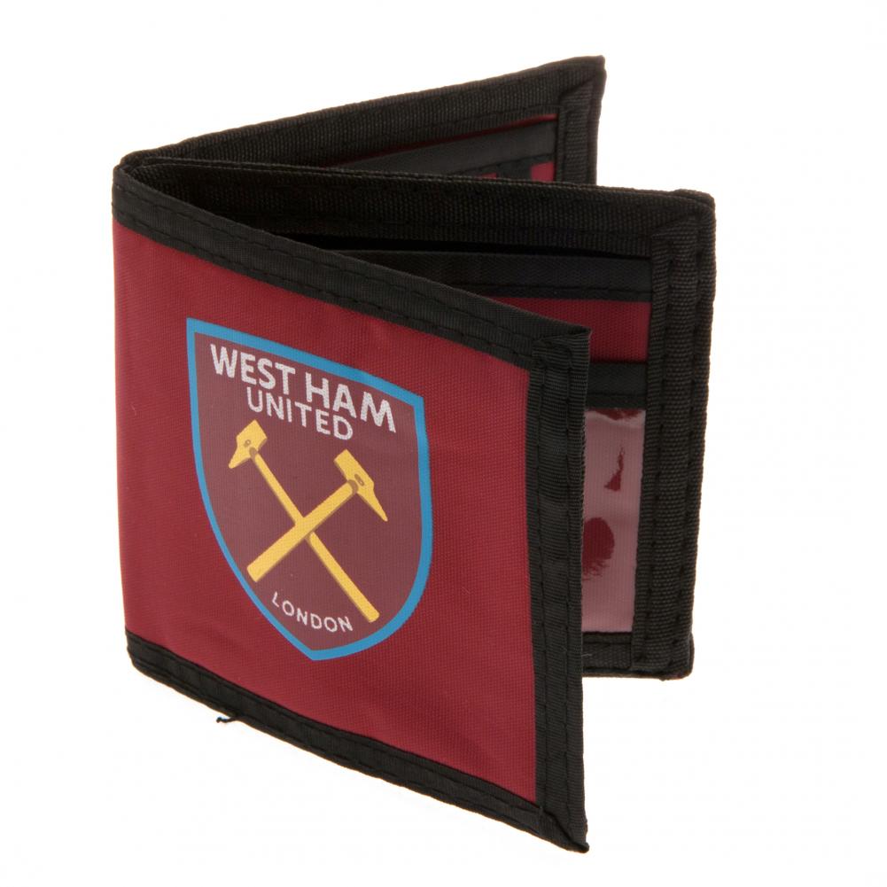 West Ham United FC Canvas Wallet - ScentiMelti Home Fragrance, Beauty & Gifts UK