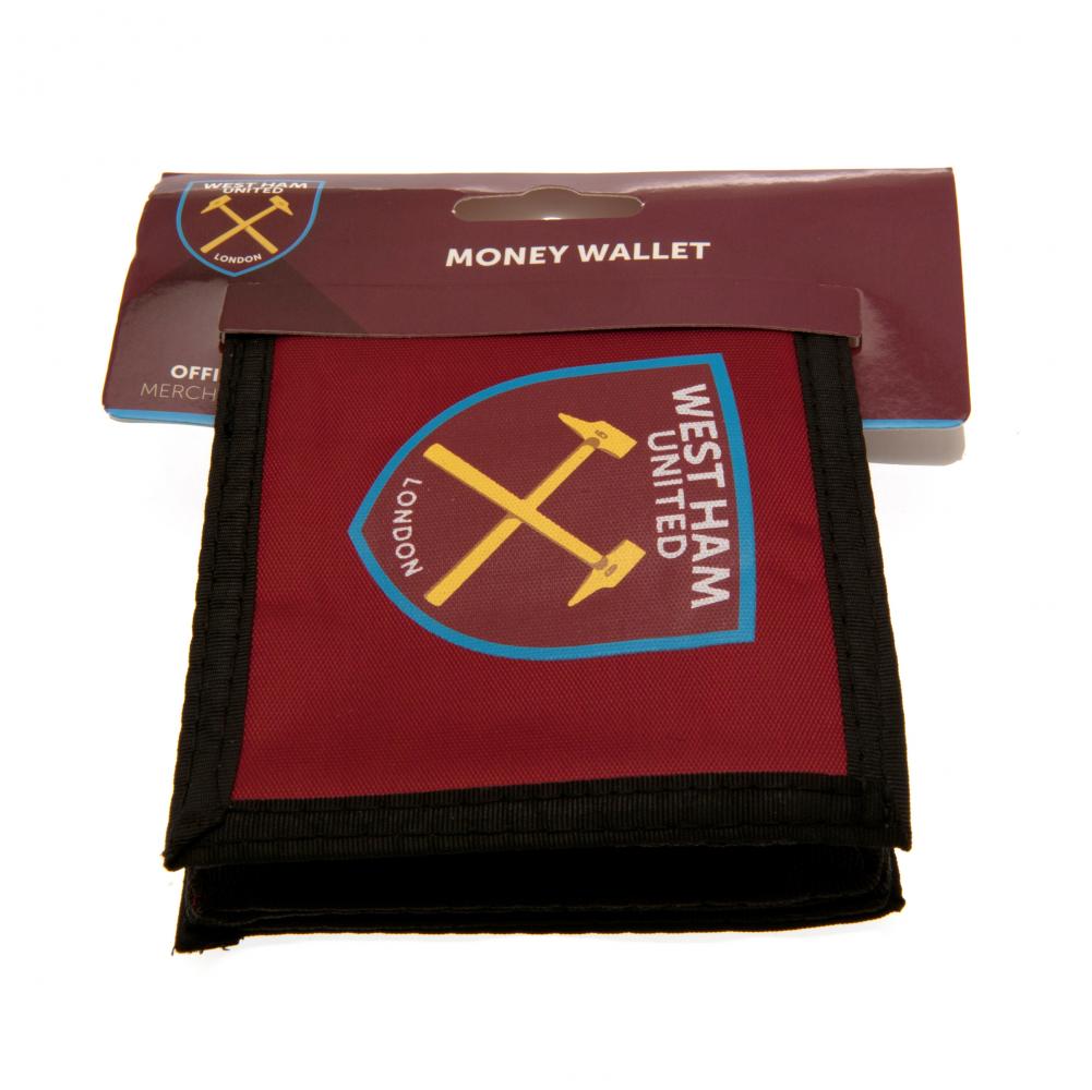 West Ham United FC Canvas Wallet - ScentiMelti Home Fragrance, Beauty & Gifts UK