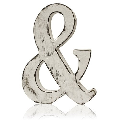 Shabby Chic Letters - & - ScentiMelti  Shabby Chic Letters - &