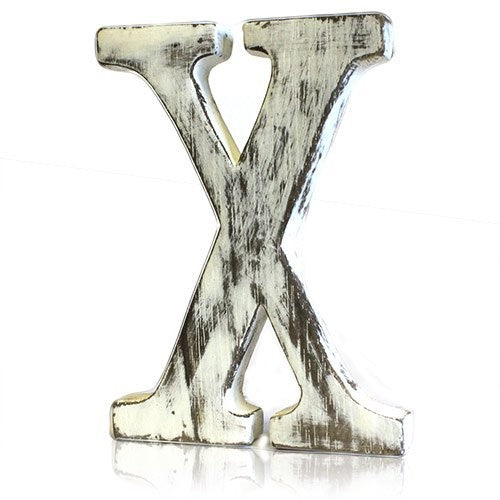 Shabby Chic Letters - X - ScentiMelti  Shabby Chic Letters - X