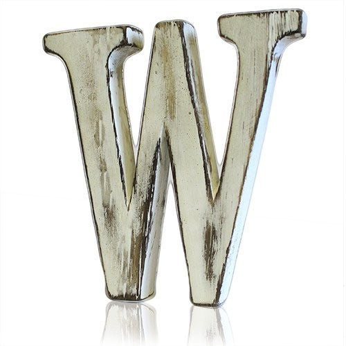 Shabby Chic Letters - W - ScentiMelti  Shabby Chic Letters - W