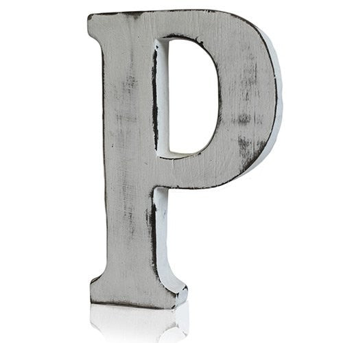 Shabby Chic Letters - P - ScentiMelti  Shabby Chic Letters - P