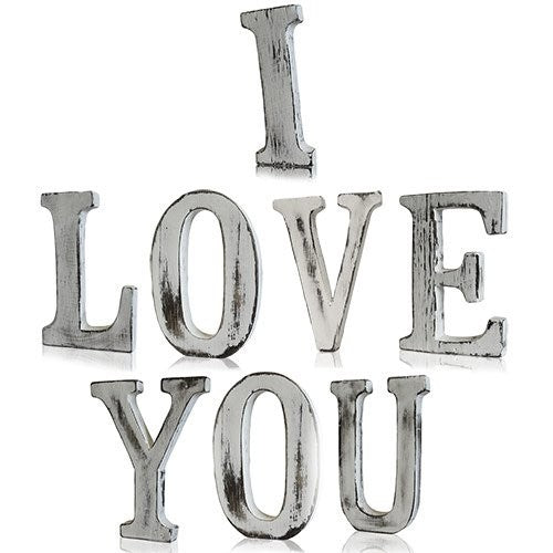 Shabby Chic Letters - I LOVE YOU (8) - ScentiMelti  Shabby Chic Letters - I LOVE YOU (8)