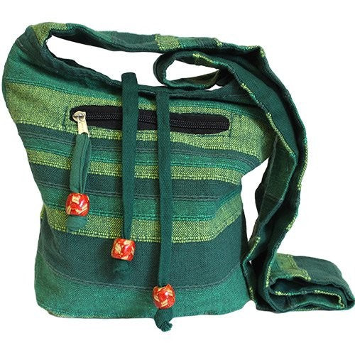 Nepal Sling Bag - Forest Green - ScentiMelti  Nepal Sling Bag - Forest Green