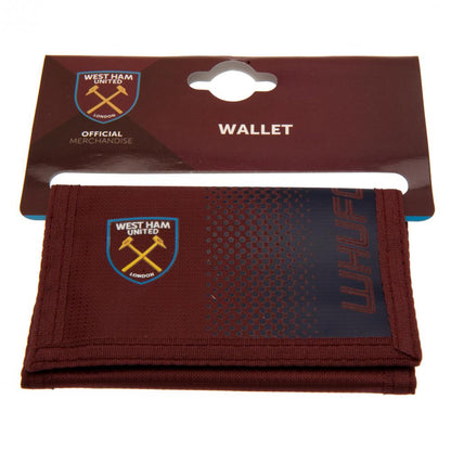 West Ham United FC Nylon Wallet - ScentiMelti Home Fragrance, Beauty & Gifts UK