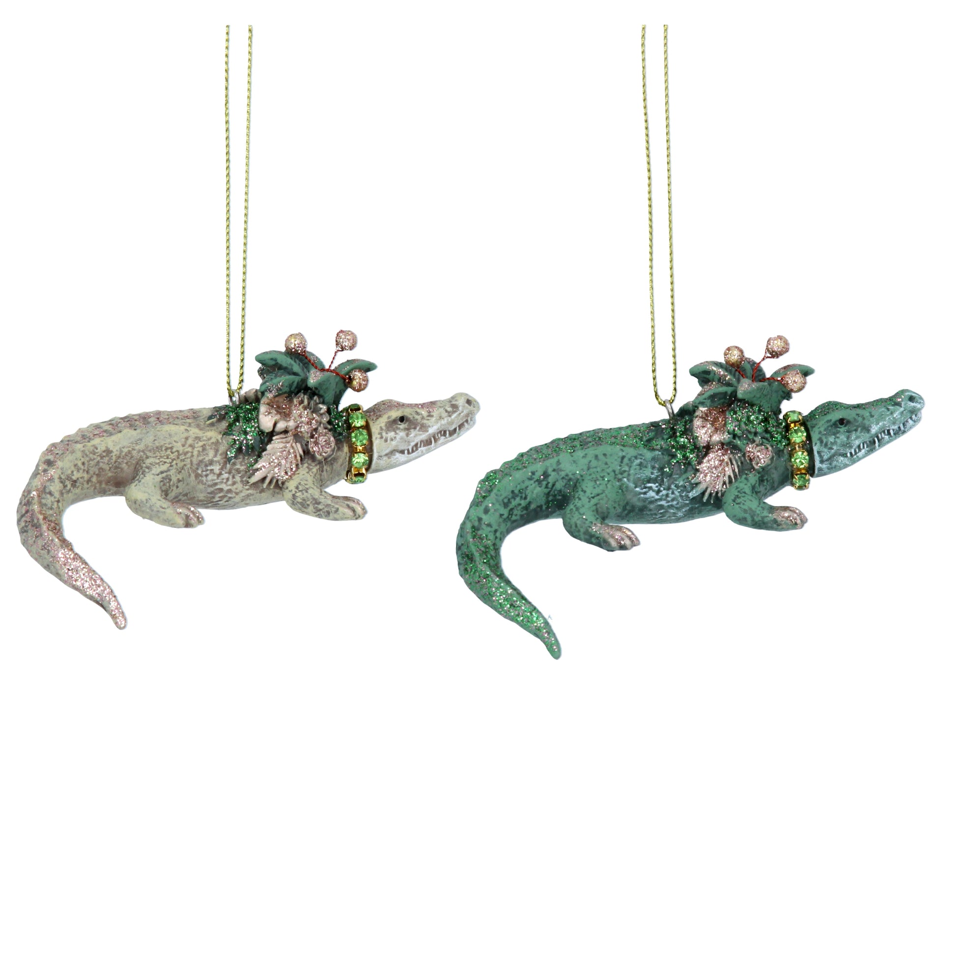 Tropical Crocodile Christmas Decoration www.ellajames.co.uk ScentiMelti Wax Melts