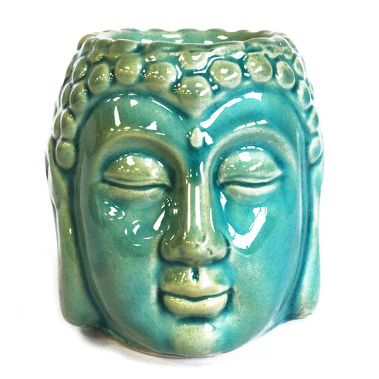 Buddha Oil Burner - Blue - ScentiMelti  Buddha Oil Burner - Blue