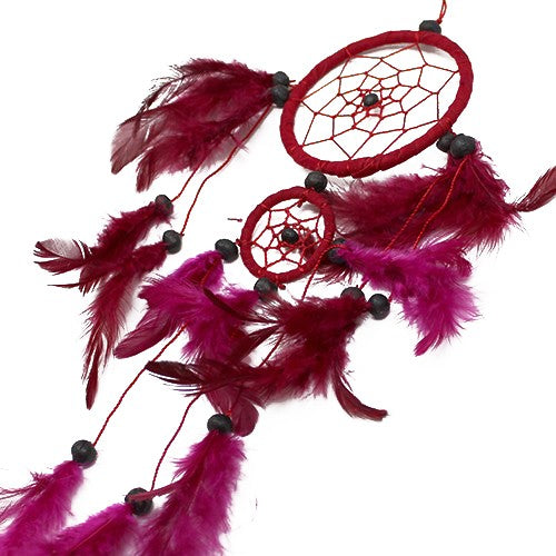 Bali Dreamcatchers - Medium Round - Black/White/Red - ScentiMelti  Bali Dreamcatchers - Medium Round - Black/White/Red