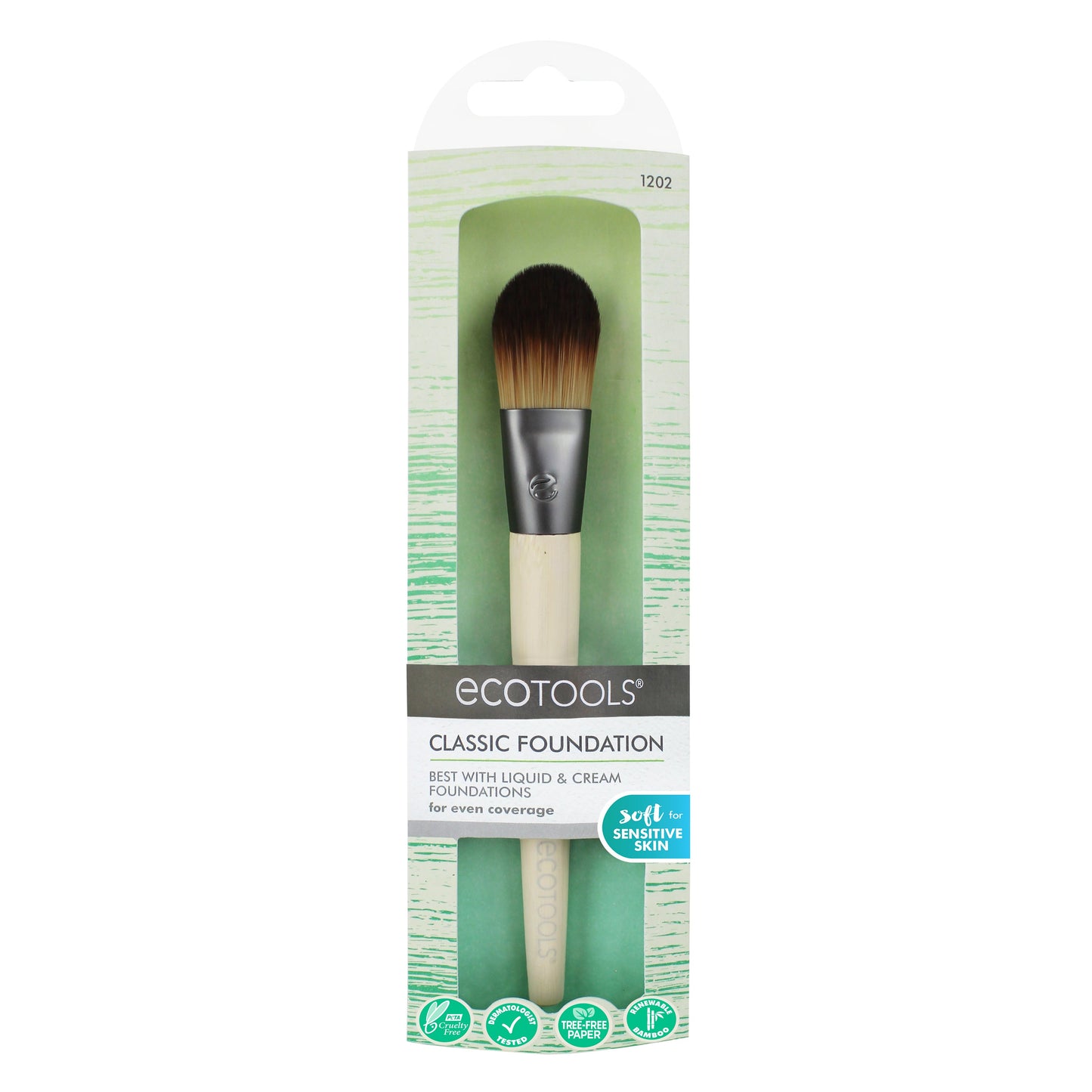 ECOTOOLS Classic Foundation Brush - ScentiMelti Home Fragrance, Beauty & Gifts UK