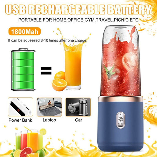 New Electric Mini Juice Maker Portable Blender Smoothie Juicer Fruit Machine - ScentiMelti Home Fragrance, Beauty & Gifts UK