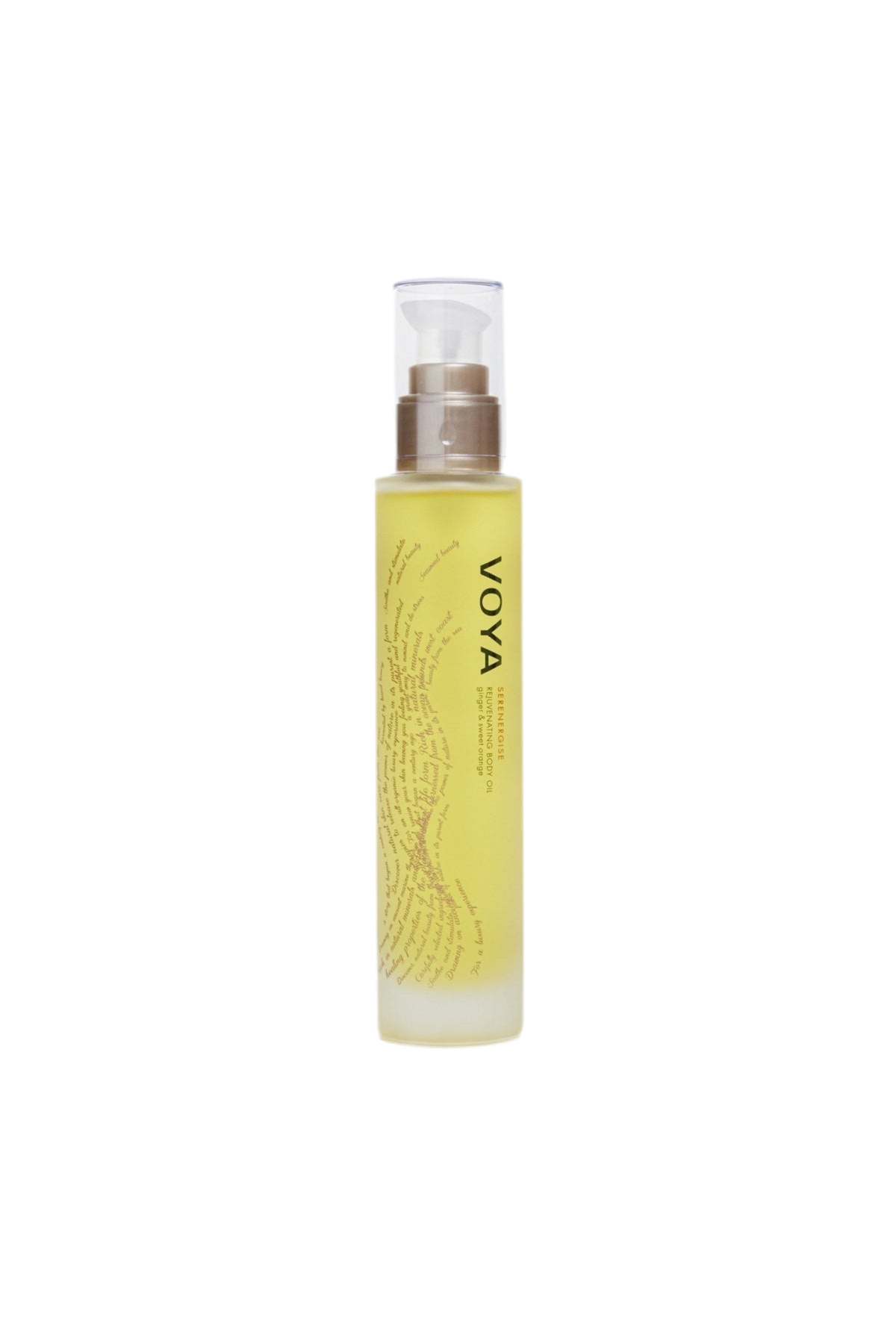 Voya Serenergise Rejuvenating Body Oil 100ml | Ginger & Sweet Orange - ScentiMelti Home Fragrance, Beauty & Gifts UK