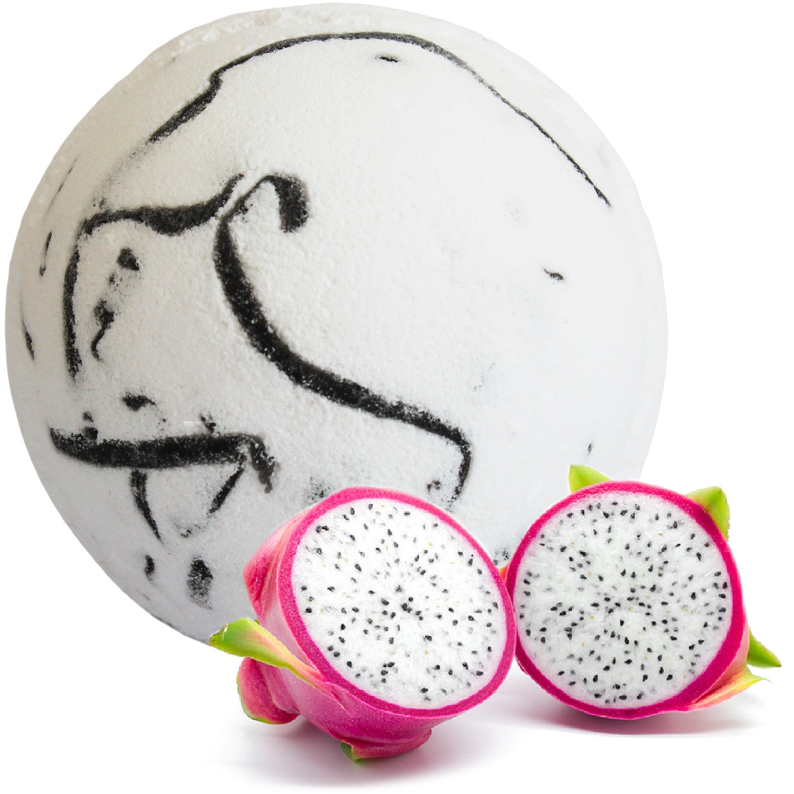 Tropical Paradise Coco Bath Bomb - Dragon Fruit - ScentiMelti  Tropical Paradise Coco Bath Bomb - Dragon Fruit