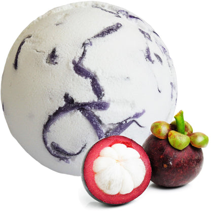 Tropical Paradise Coco Bath Bomb - Mangosteen - ScentiMelti  Tropical Paradise Coco Bath Bomb - Mangosteen