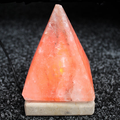 Quality USB Pyramid Salt Lamp - 9 cm (single) - ScentiMelti  Quality USB Pyramid Salt Lamp - 9 cm (single)