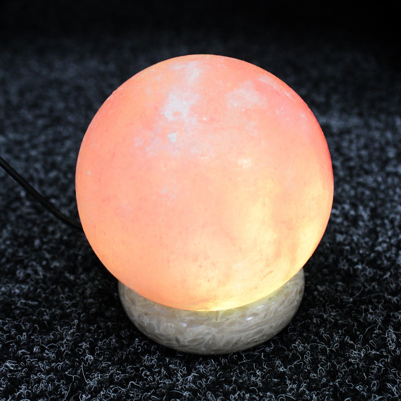 Quality USB Ball Salt Lamp - 8 cm (single) - ScentiMelti  Quality USB Ball Salt Lamp - 8 cm (single)