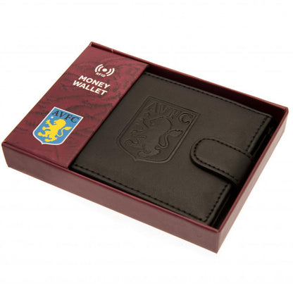 Aston Villa FC rfid Anti Fraud Wallet - ScentiMelti Home Fragrance, Beauty & Gifts UK