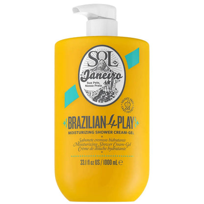 Sol de Janeiro Brazilian 4 Play Moisturizing Shower Cream-Gel 1000ml - ScentiMelti Home Fragrance, Beauty & Gifts UK