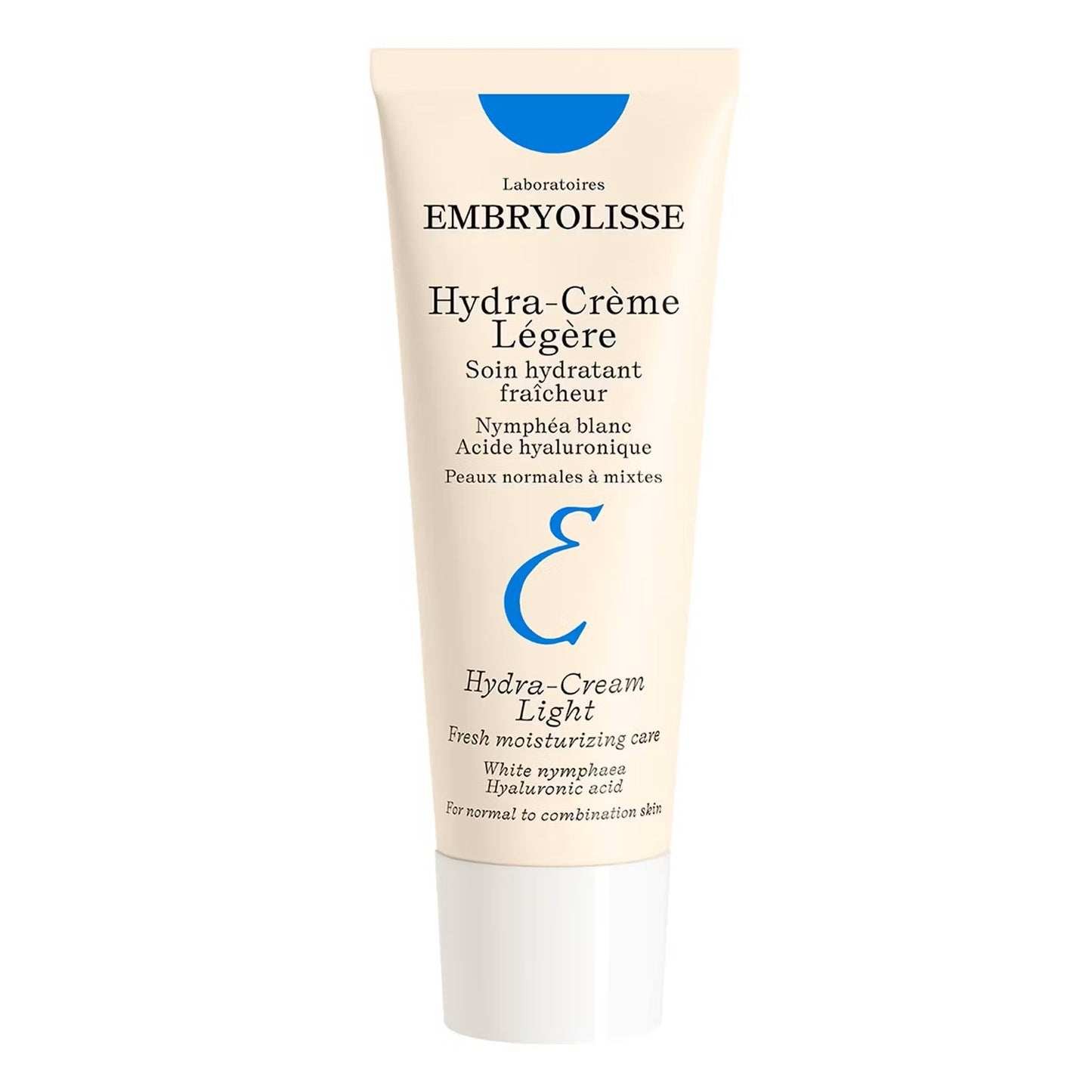 Embryolisse Hydra-Cream Light 40ml with White Nymphaea and Hyaluronic Acid