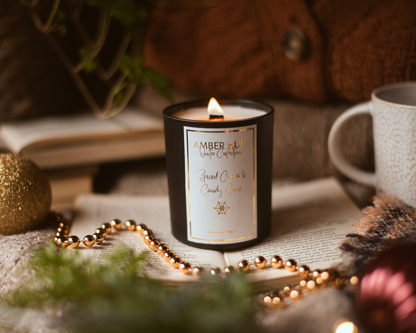 Spiced Cocoa & Candy Cane - Christmas Candle - ScentiMelti Home Fragrance, Beauty & Gifts UK