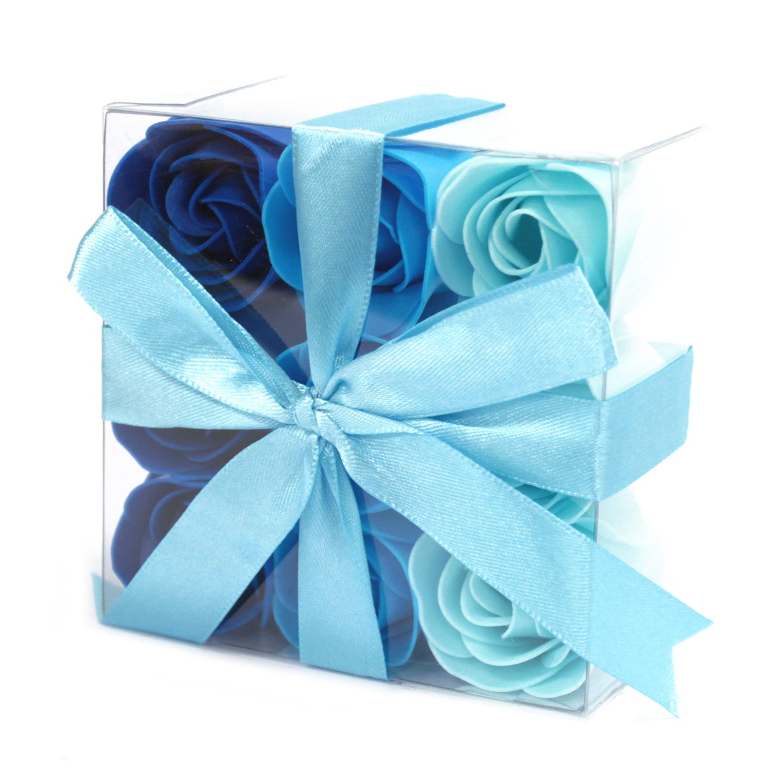 Set of 9 Soap Flowers - Blue Wedding Roses - ScentiMelti  Set of 9 Soap Flowers - Blue Wedding Roses