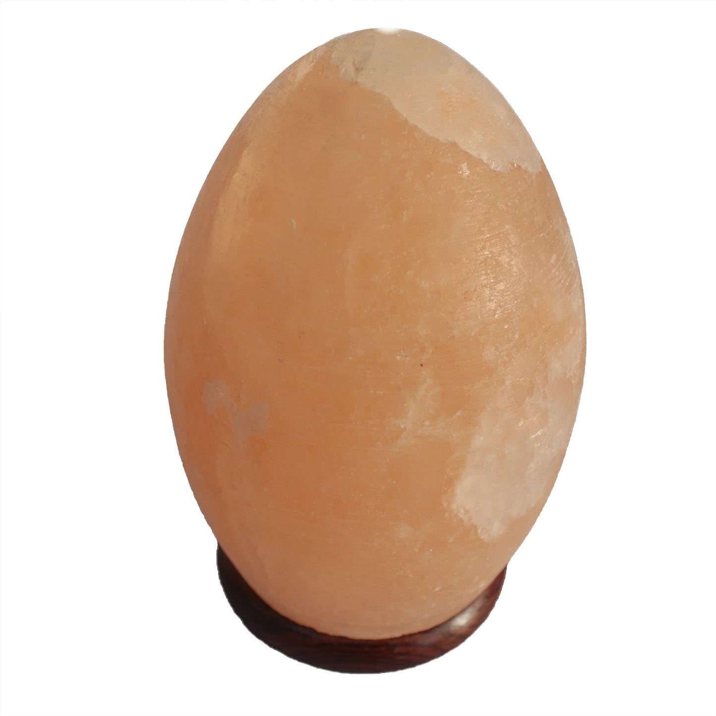 Salt Lamp Egg - Wooden Base - ScentiMelti  Salt Lamp Egg - Wooden Base