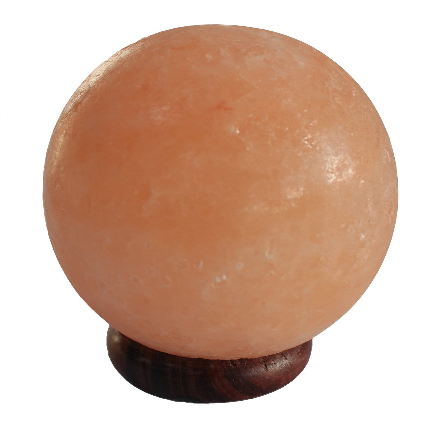 Salt Lamp Ball - Big Wooden Base - ScentiMelti  Salt Lamp Ball - Big Wooden Base