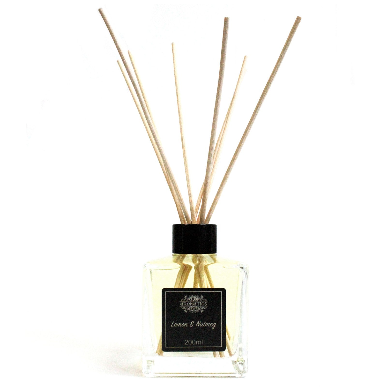 200ml Lemon & Nutmeg Essential Oil Reed Diffuser - ScentiMelti  200ml Lemon & Nutmeg Essential Oil Reed Diffuser