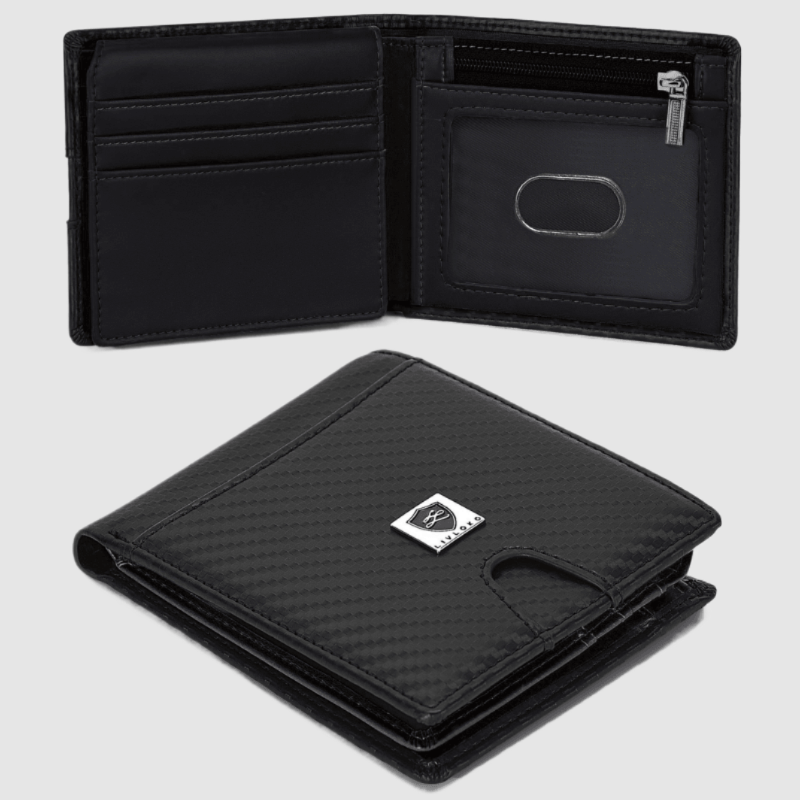 RFID Card Holder Black Wallet for Men - ScentiMelti Home Fragrance, Beauty & Gifts UK