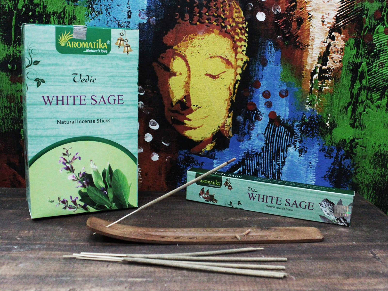 Vedic -Incense Sticks - White Sage - ScentiMelti  Vedic -Incense Sticks - White Sage