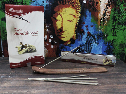 Vedic -Incense Sticks - Sandalwood - ScentiMelti  Vedic -Incense Sticks - Sandalwood