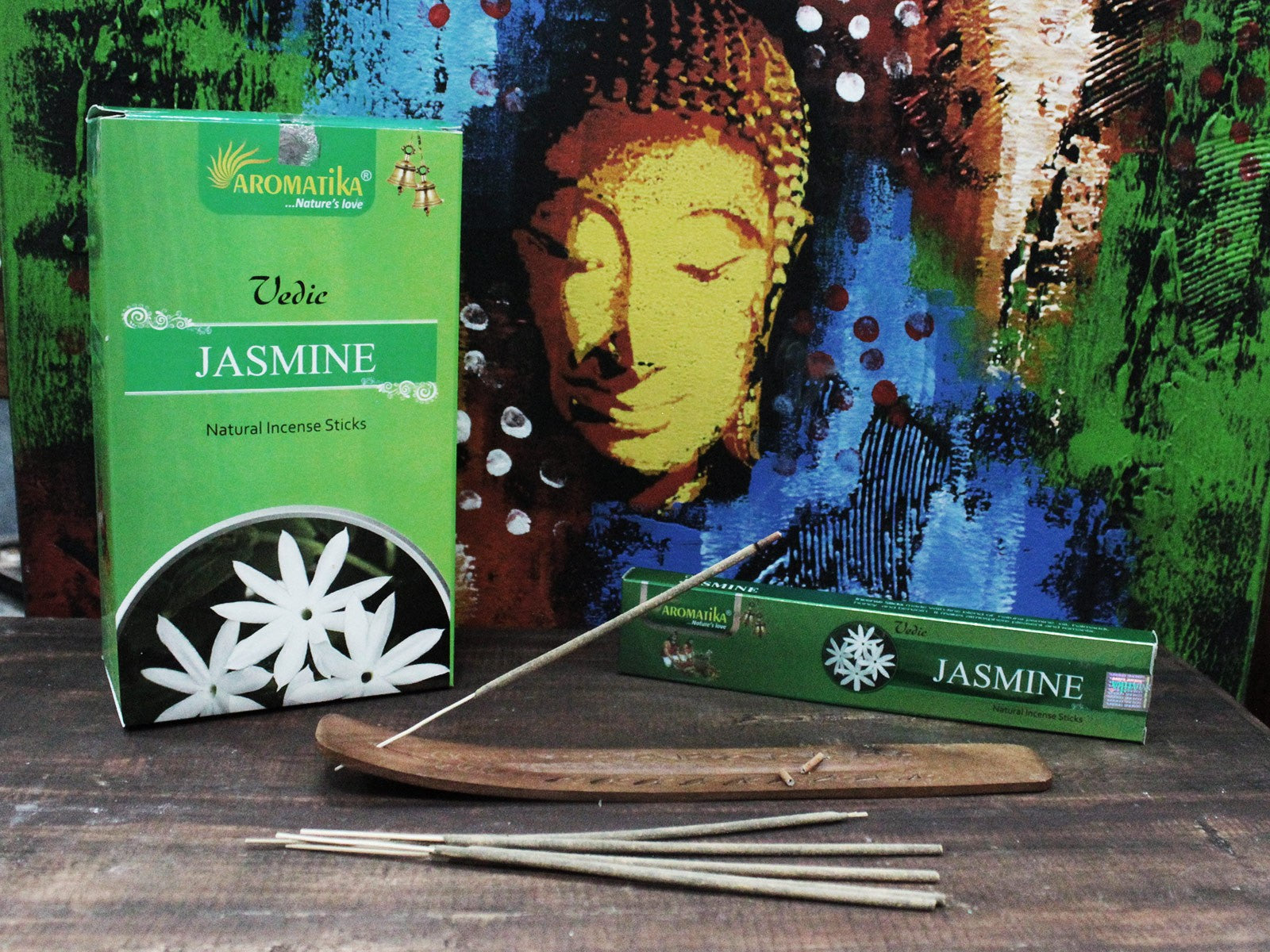 Vedic -Incense Sticks - Jasmine - ScentiMelti  Vedic -Incense Sticks - Jasmine