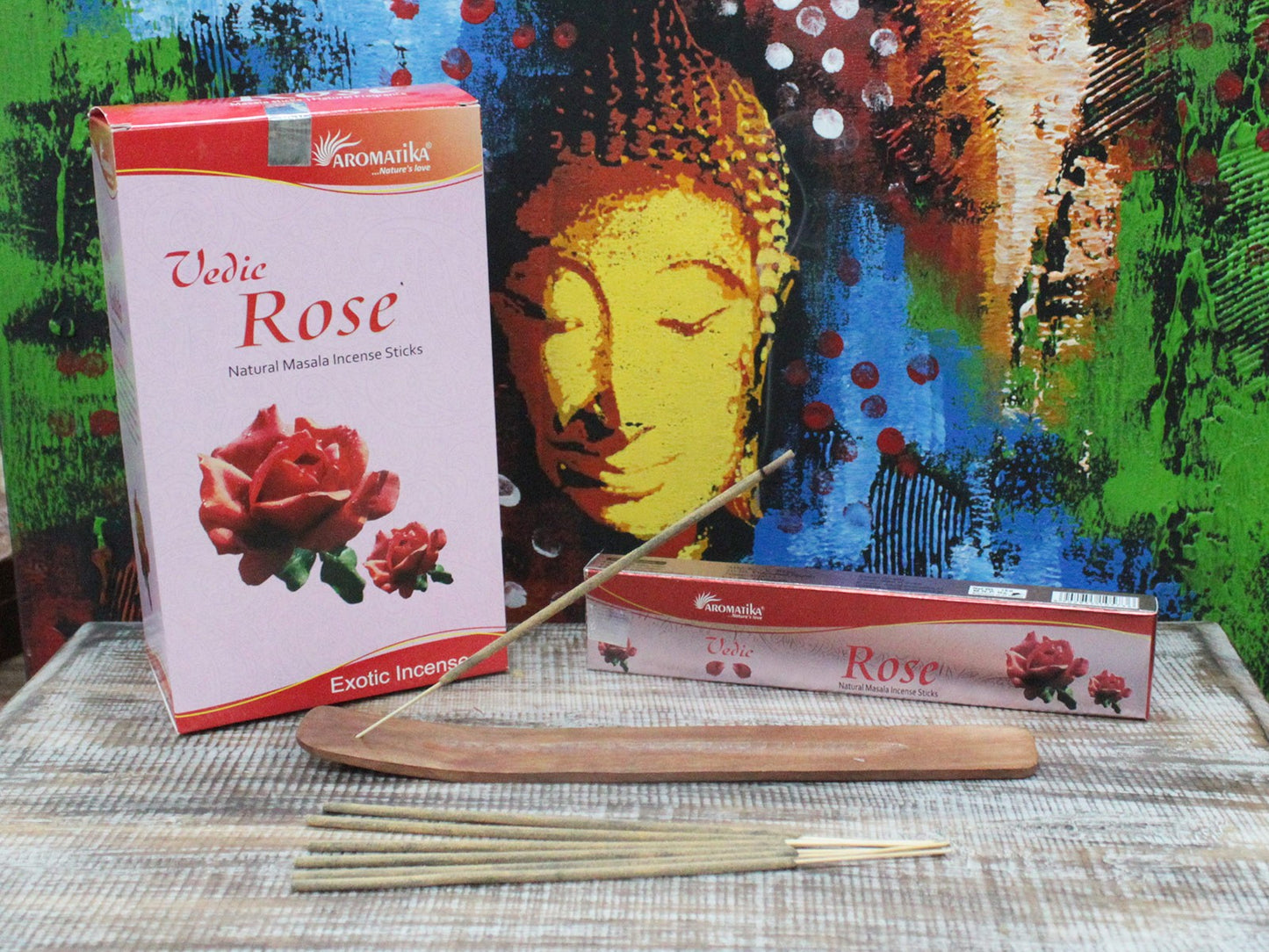 Vedic -Incense Sticks - Rose - ScentiMelti  Vedic -Incense Sticks - Rose