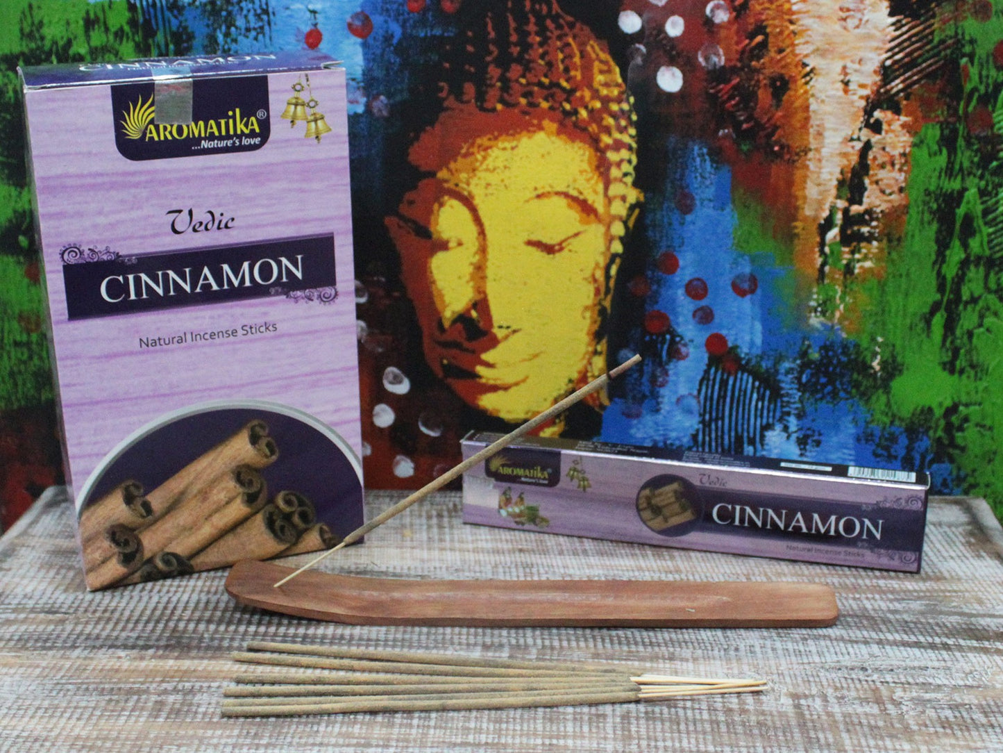 Vedic -Incense Sticks - Cinnamon - ScentiMelti  Vedic -Incense Sticks - Cinnamon