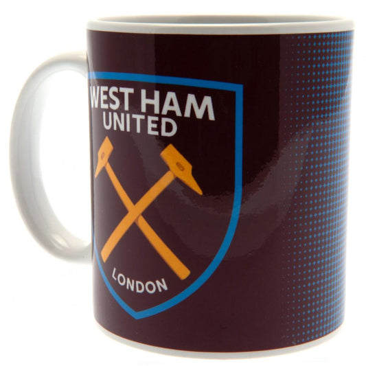 West Ham United FC Mug HT - ScentiMelti Home Fragrance, Beauty & Gifts UK