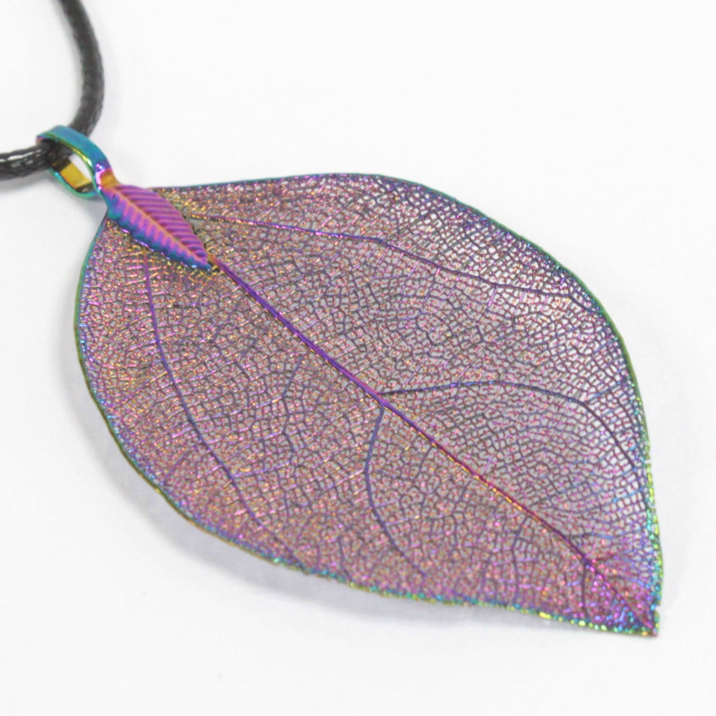 Necklace - Bravery Leaf - Multicoloured - ScentiMelti  Necklace - Bravery Leaf - Multicoloured