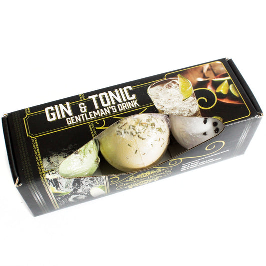 Set of Three Gin & Tonic Bath Bombs - ScentiMelti  Set of Three Gin & Tonic Bath Bombs