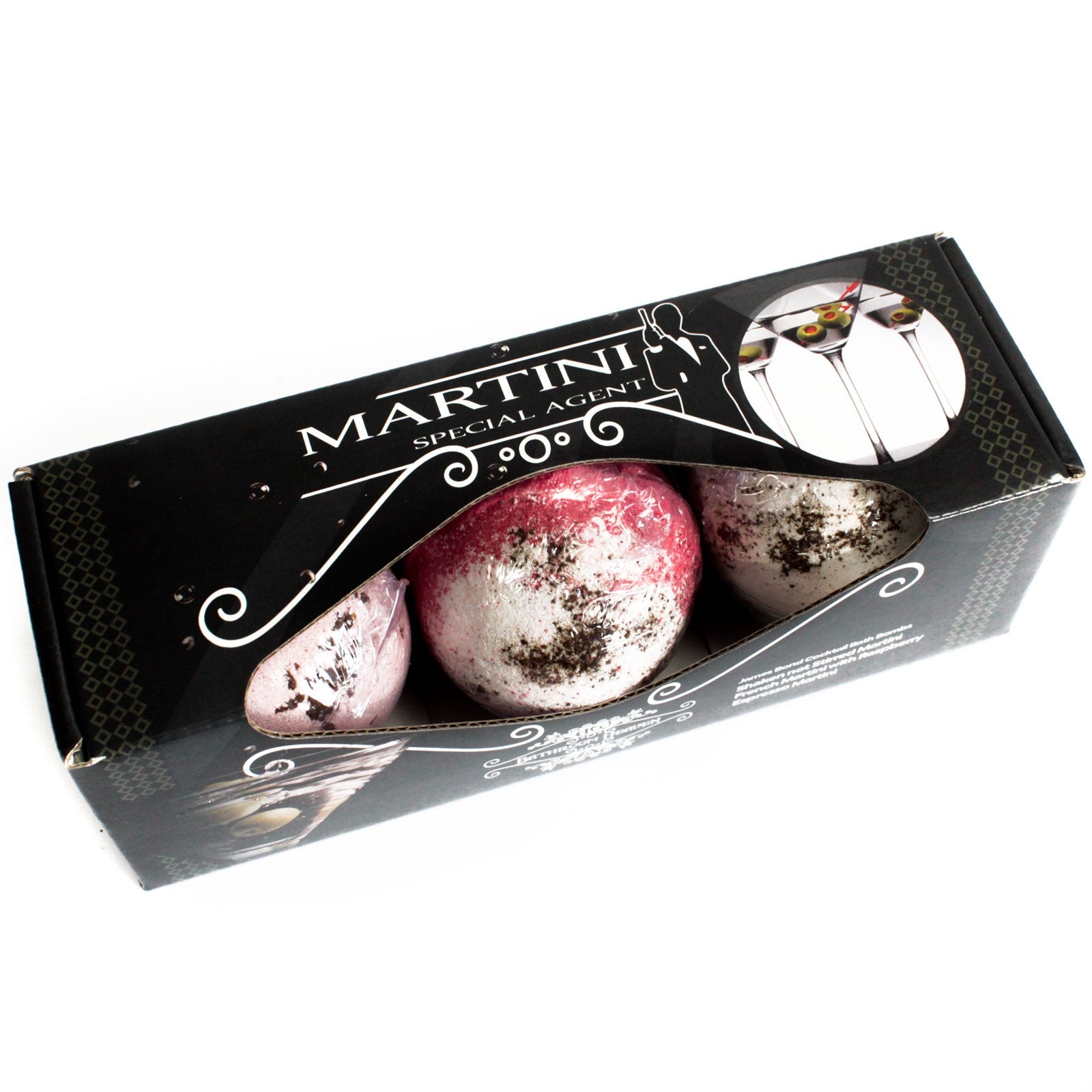 Set of Three Martini Bath Bombs - ScentiMelti  Set of Three Martini Bath Bombs