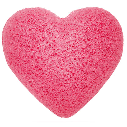 Konjac Heart Sponge - Rose - ScentiMelti  Konjac Heart Sponge - Rose